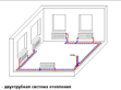 Двухтрубная схема отопления в Томске